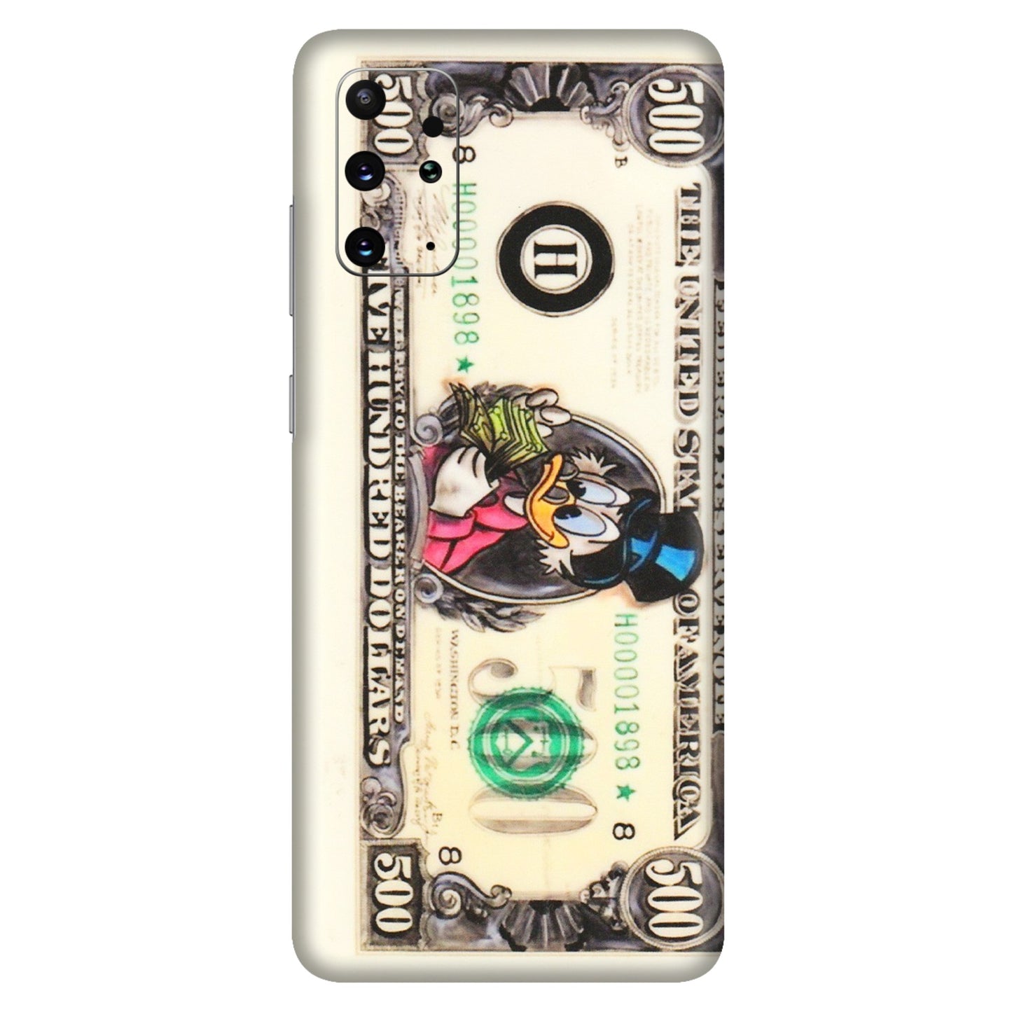 Samsung A/S Series Phone Skins (All Models) - Five Hundred Dollar Duck - Transparent Finish (T-15) Samsung Galaxy S20 Plus