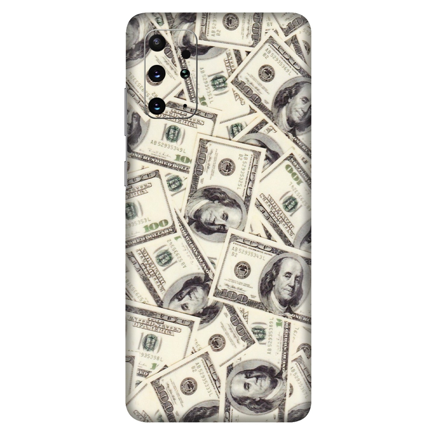 Samsung A/S Series Phone Skins (All Models) - Dollar Lover - Transparent Finish (T-17) Samsung Galaxy S20 Plus