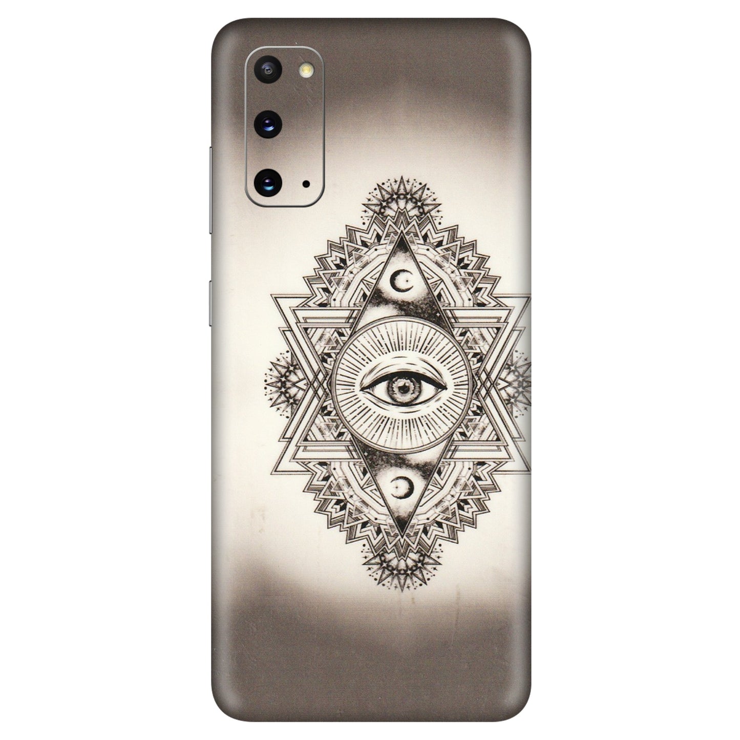 Samsung A/S Series Phone Skins (All Models) - Illuminati Great Eye - Transparent Finish (T-14) Samsung Galaxy S20
