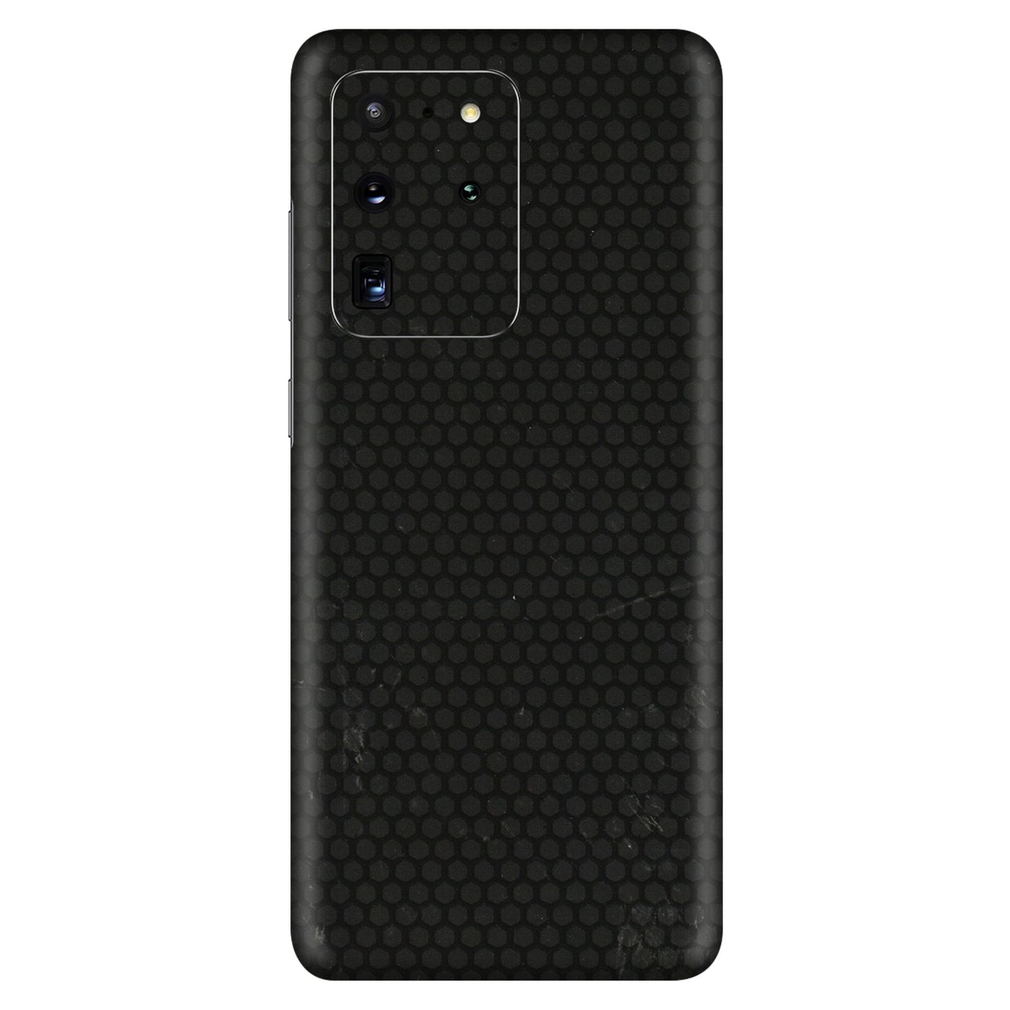 Samsung A/S Series Phone Skins (All Models) - Black honeycomb - 3D Embossed Finish (L-114) Samsung Galaxy S20 Ultra