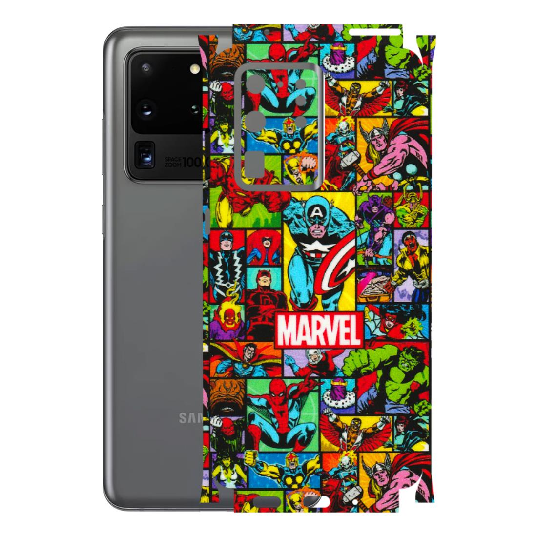 Samsung A/S Series Phone Skins (All Models) - MARVELOUS Comic Characters - 3D Embossed Finish (L-129) Samsung Galaxy S20 Ultra