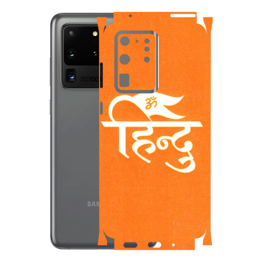 Samsung A/S Series Phone Skins (All Models) - Hindu Kesari - 3D Embossed Finish (L-154) Samsung Galaxy S20 Ultra