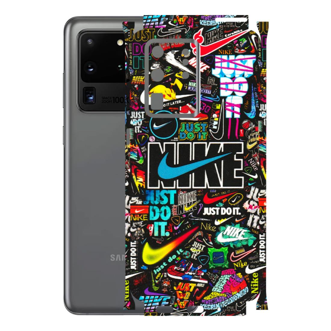 Samsung A/S Series Phone Skins (All Models) - Just Do It Doodles - 3D Embossed Finish (L-166) Samsung Galaxy S20 Ultra