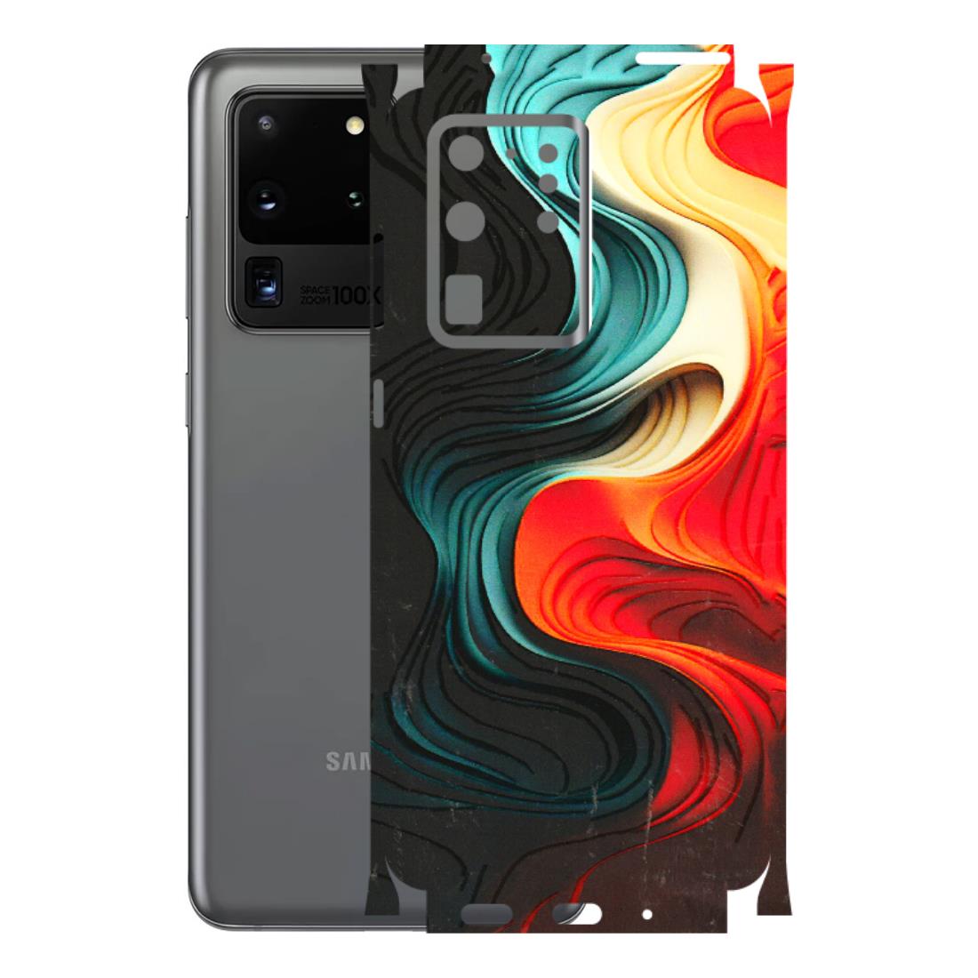 Samsung A/S Series Phone Skins (All Models) - The Silky Swirl - 3D Embossed Finish (L-240) Samsung Galaxy S20 Ultra