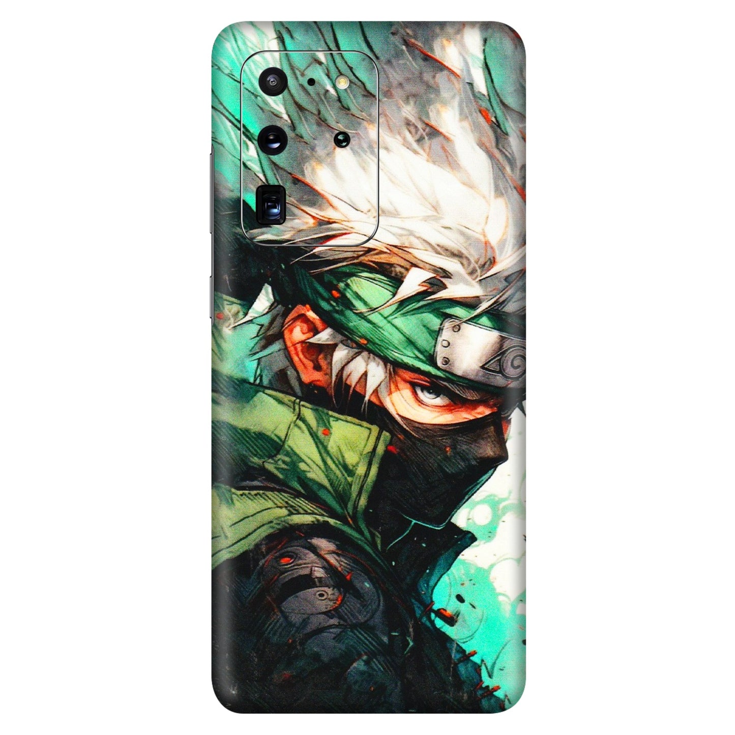 Samsung A/S Series Phone Skins (All Models) - Kakashi Side Profile - 3D Embossed Finish (L-249) Samsung Galaxy S20 Ultra