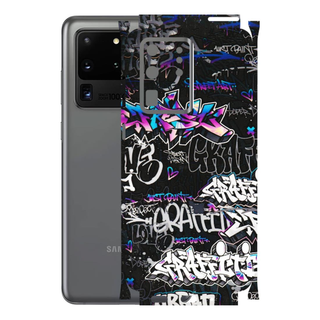 Samsung A/S Series Phone Skins (All Models) - Graffiti Killer - 3D Embossed Finish (L-274) Samsung Galaxy S20 Ultra