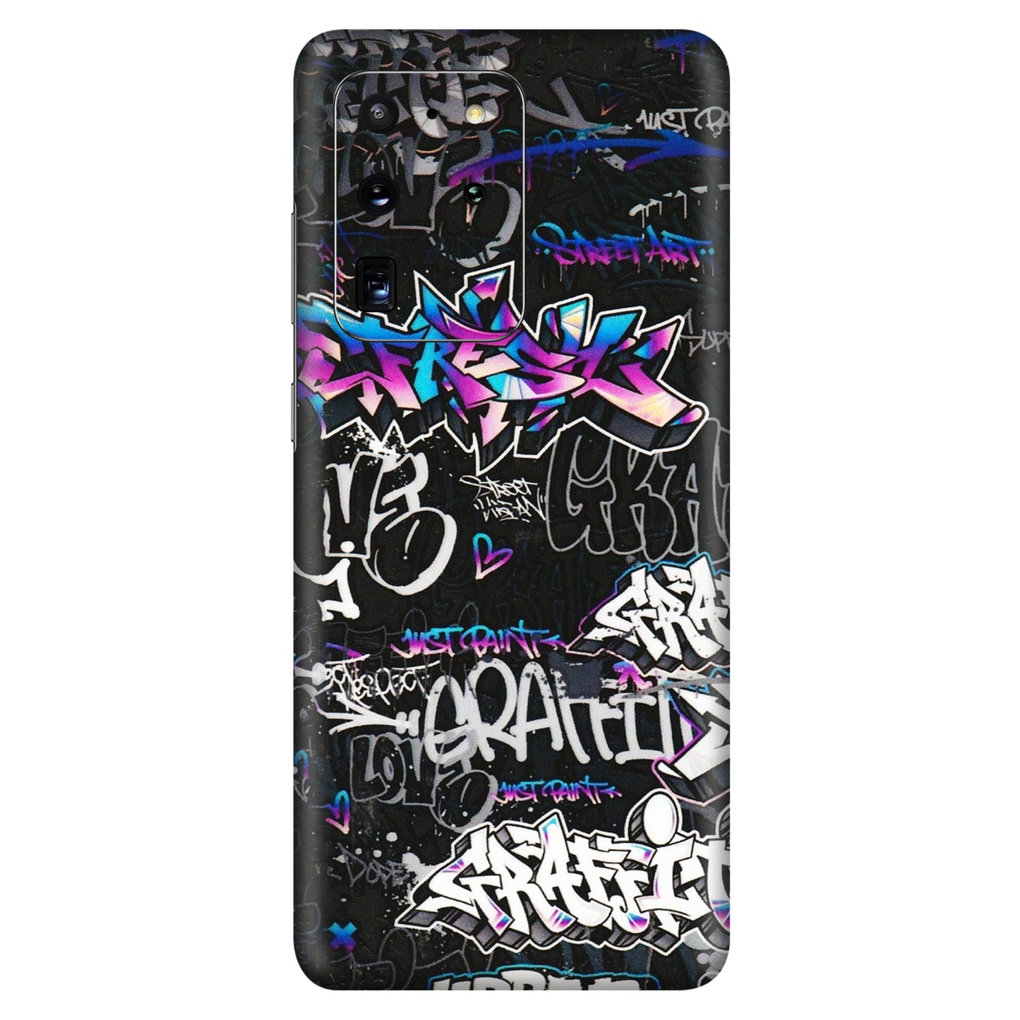 Samsung A/S Series Phone Skins (All Models) - Graffiti Killer - 3D Embossed Finish (L-274) Samsung Galaxy S20 Ultra