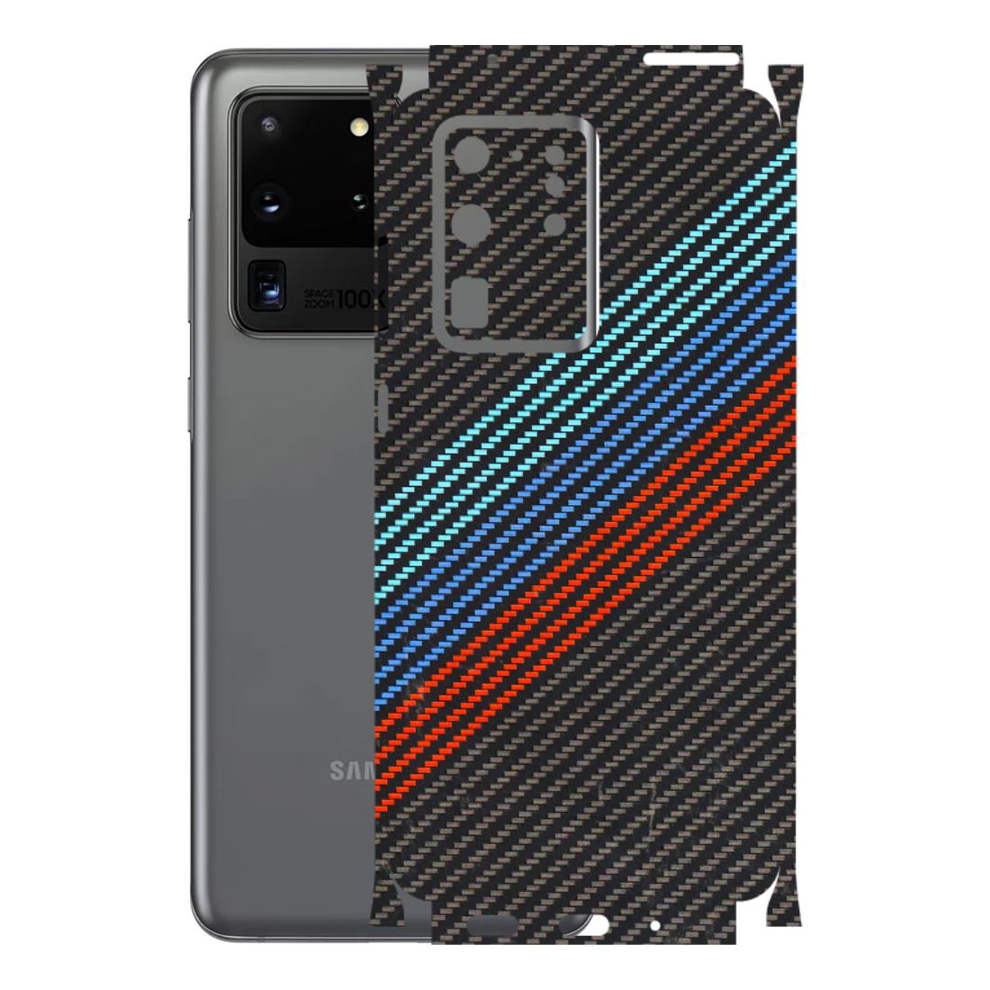 Samsung A/S Series Phone Skins (All Models) - Carbon BM - 3D Embossed Finish (L-302) Samsung Galaxy S20 Ultra