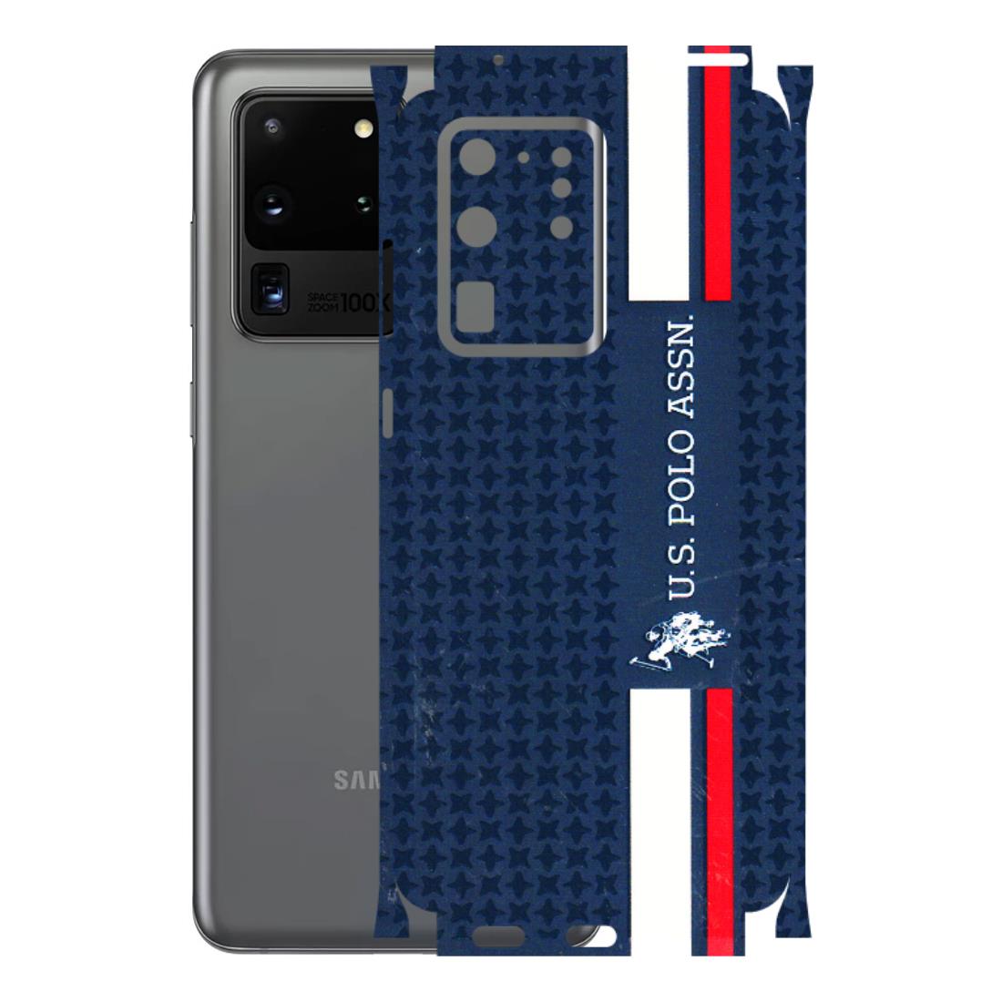 Samsung A/S Series Phone Skins (All Models) - US POLO Designer Brand - 3D Embossed Finish (L-65) Samsung Galaxy S20 Ultra