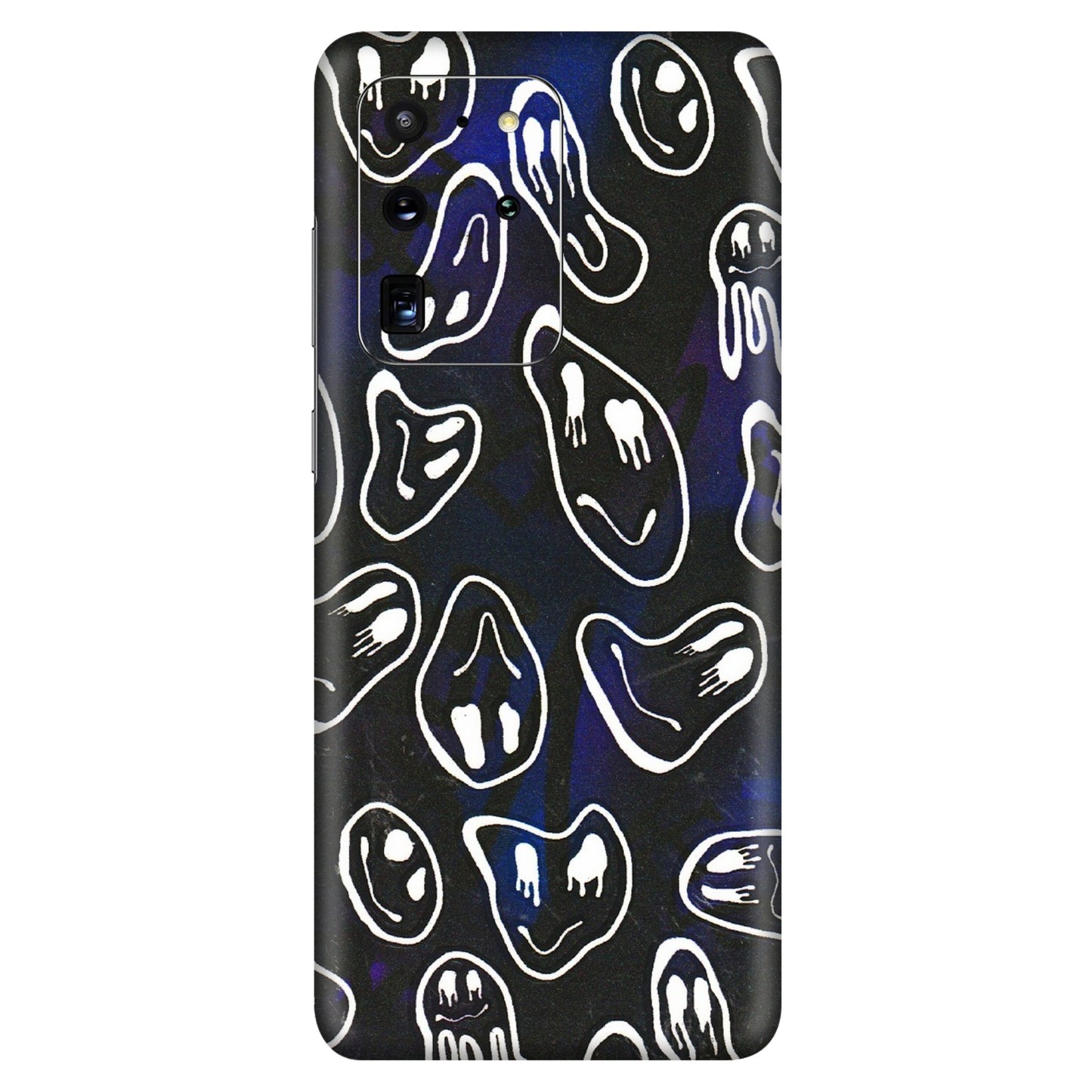 Samsung A/S Series Phone Skins (All Models) - Distorted Smileys - 3D Embossed Finish (L-92) Samsung Galaxy S20 Ultra