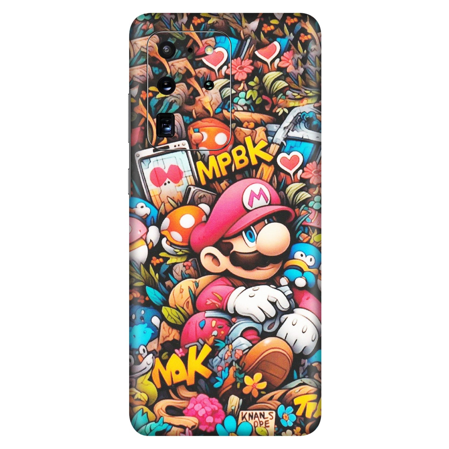 Samsung A/S Series Phone Skins (All Models) - Super Mario Bros Artistic - Matte Finish (M-173) Samsung Galaxy S20 Ultra