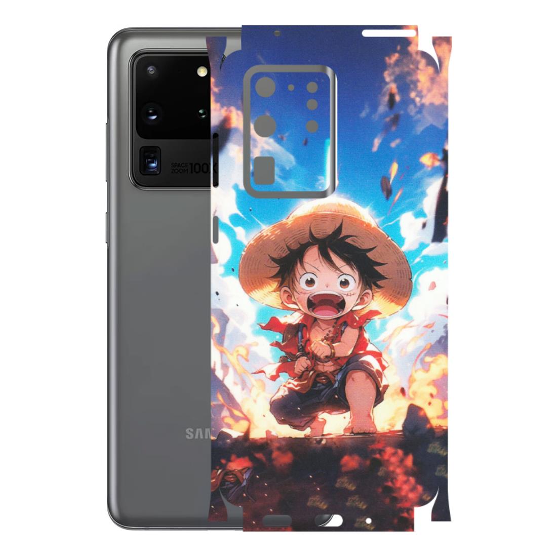 Samsung A/S Series Phone Skins (All Models) - Toon One Piece Cute Character - Matte Finish (M-35) Samsung Galaxy S20 Ultra