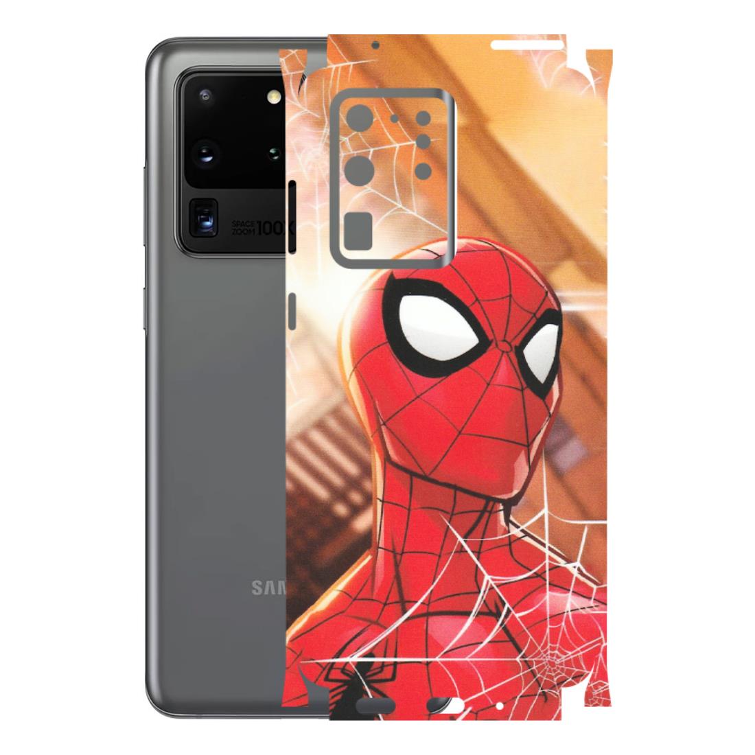 Samsung A/S Series Phone Skins (All Models) - Spiderman Face New - Matte Finish (M-41) Samsung Galaxy S20 Ultra