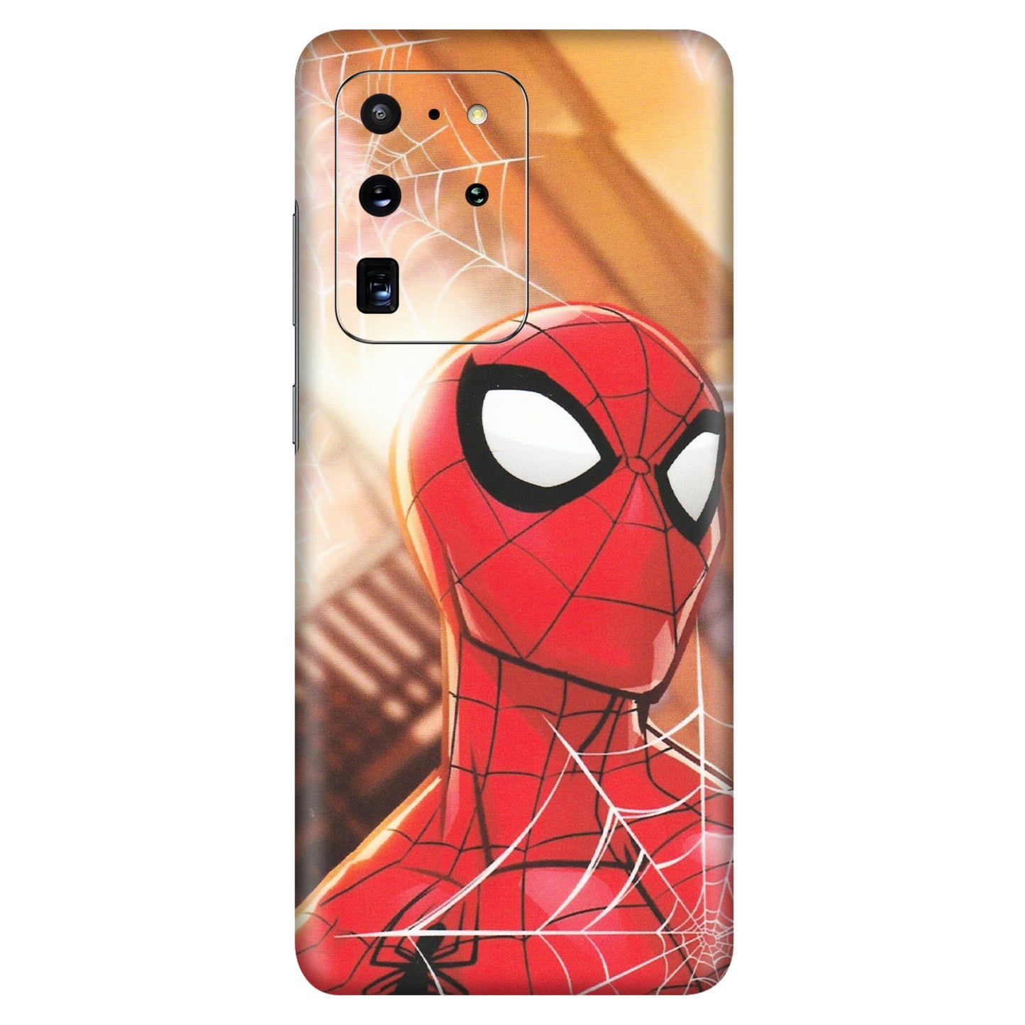 Samsung A/S Series Phone Skins (All Models) - Spiderman Face New - Matte Finish (M-41) Samsung Galaxy S20 Ultra