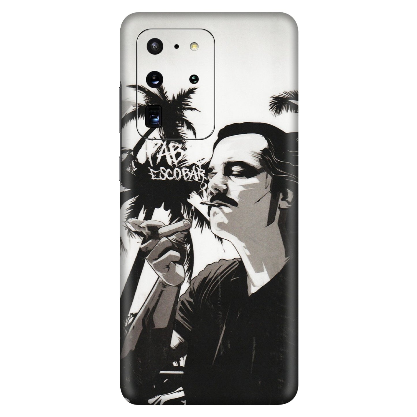 Samsung A/S Series Phone Skins (All Models) - Pab Escobar - Transparent Finish (T-05) Samsung Galaxy S20 Ultra