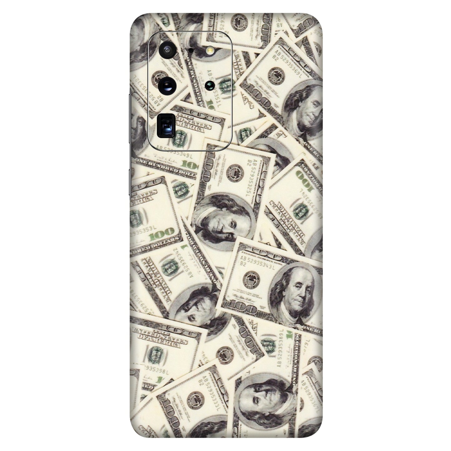Samsung A/S Series Phone Skins (All Models) - Dollar Lover - Transparent Finish (T-17) Samsung Galaxy S20 Ultra