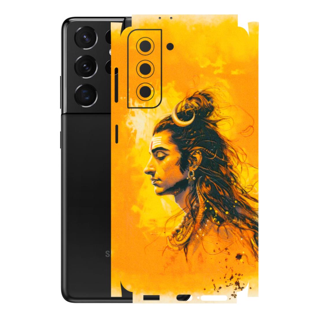 Samsung A/S Series Phone Skins (All Models) - Shiv Shakti - 3D Embossed Finish (L-14) Samsung Galaxy S21 5G