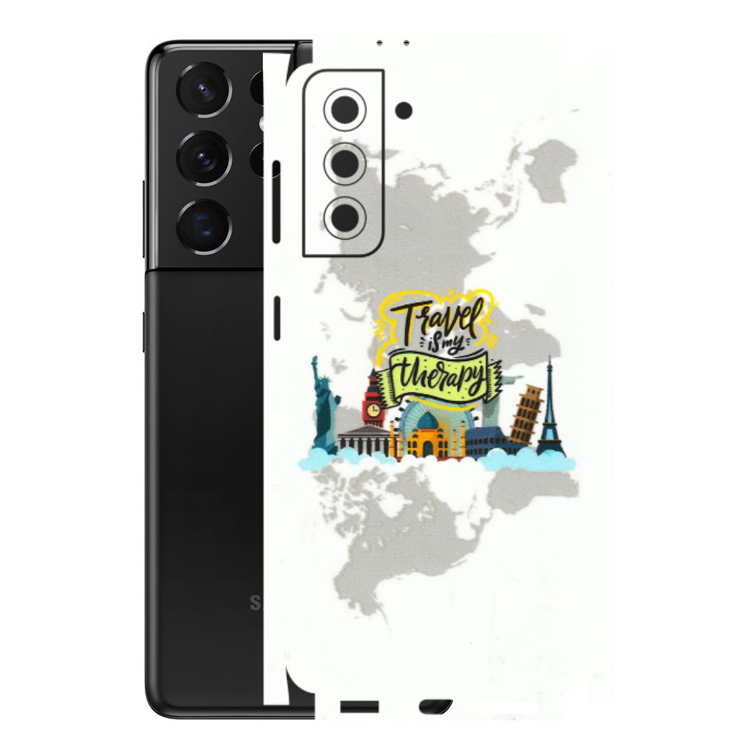 Samsung A/S Series Phone Skins (All Models) - Travel Therapy - 3D Embossed Finish (L-199) Samsung Galaxy S21 5G