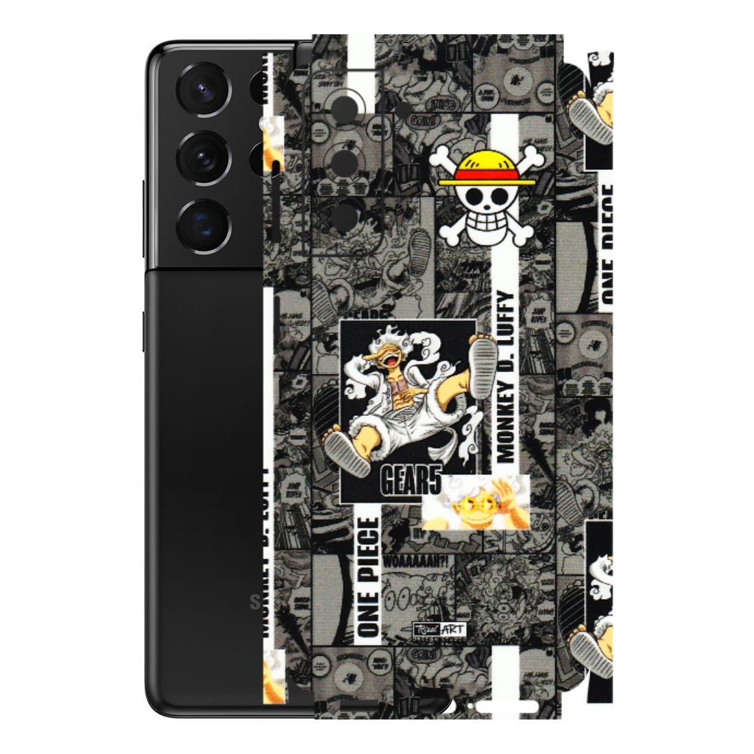 Samsung A/S Series Phone Skins (All Models) - Cuffy Anime MonkeyCamic - 3D Embossed Finish (L-242) Samsung Galaxy S21 5G