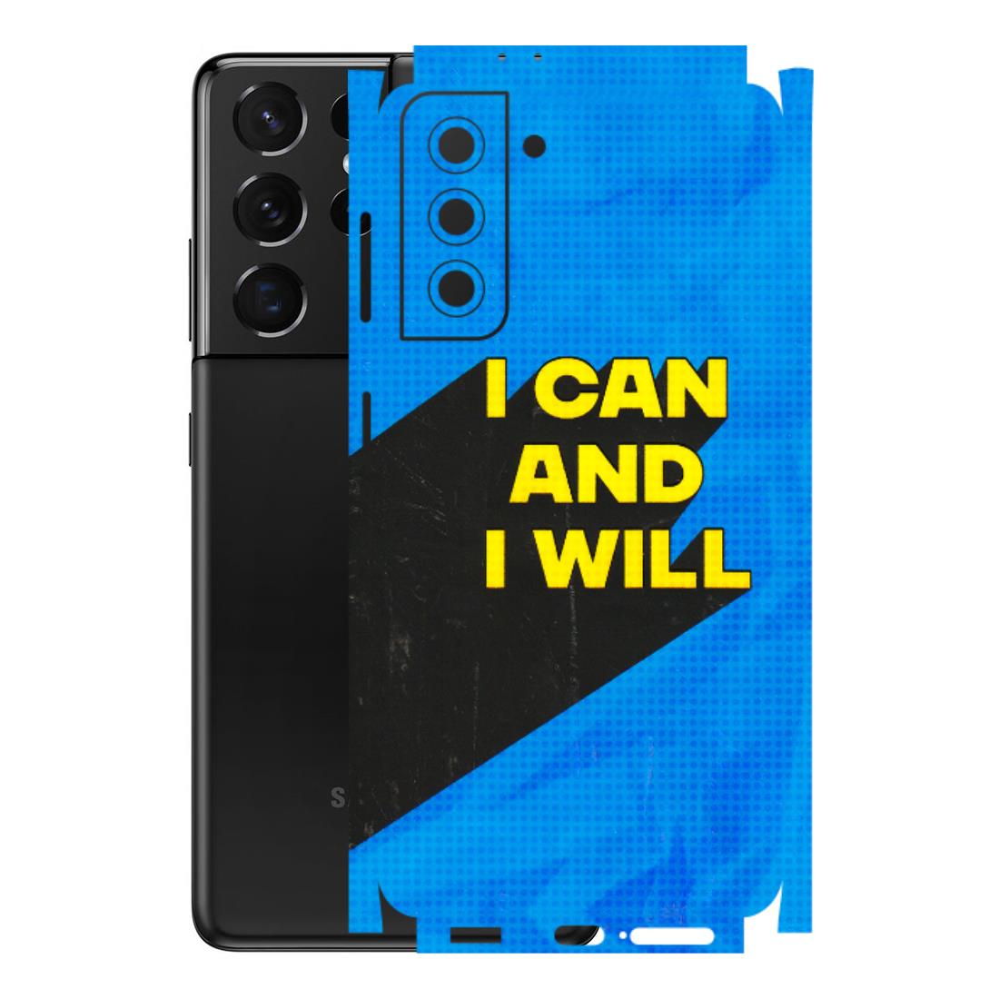 Samsung A/S Series Phone Skins (All Models) - I Can And I Will - 3D Embossed Finish (L-281) Samsung Galaxy S21 5G