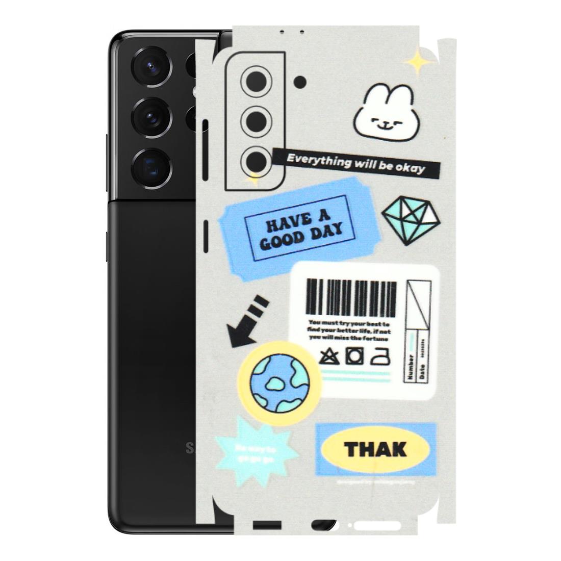 Samsung A/S Series Phone Skins (All Models) - Will Be Okay Design - 3D Embossed Finish (L-316) Samsung Galaxy S21 5G