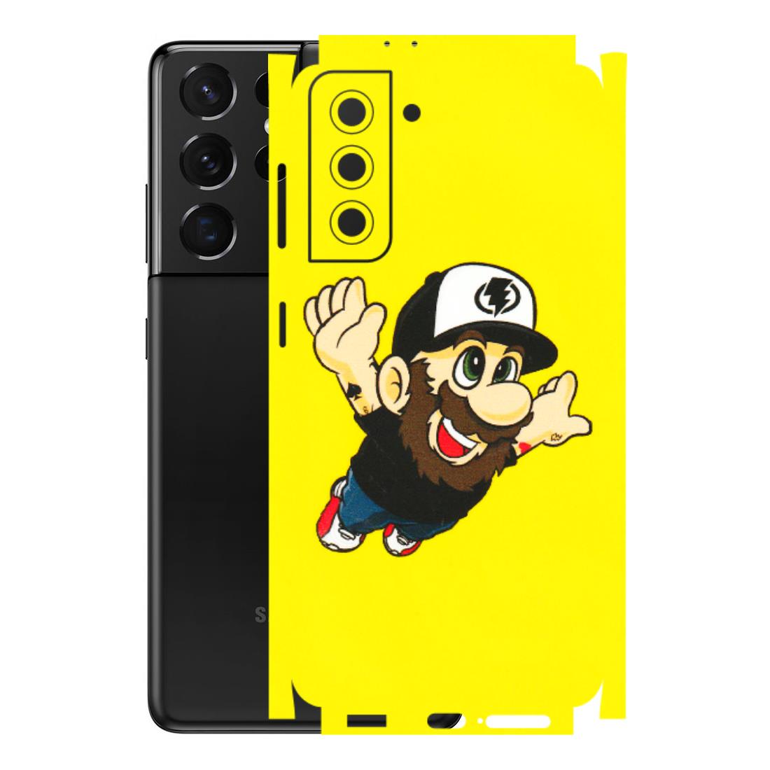 Samsung A/S Series Phone Skins (All Models) - Flying Beardo - 3D Embossed Finish (L-60) Samsung Galaxy S21 5G
