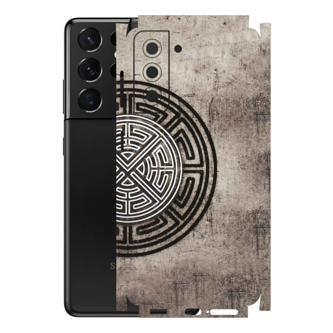 Samsung A/S Series Phone Skins (All Models) - Mysterious Circular Design - 3D Embossed Finish (L-63) Samsung Galaxy S21 5G