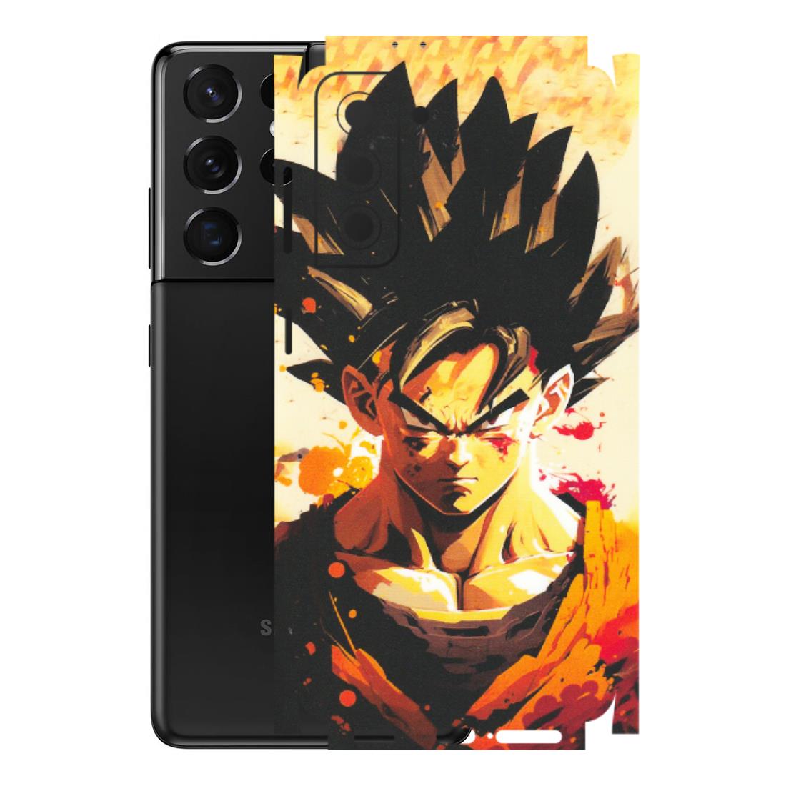 Samsung A/S Series Phone Skins (All Models) - Angry Goku - Matte Finish (M-12) Samsung Galaxy S21 5G