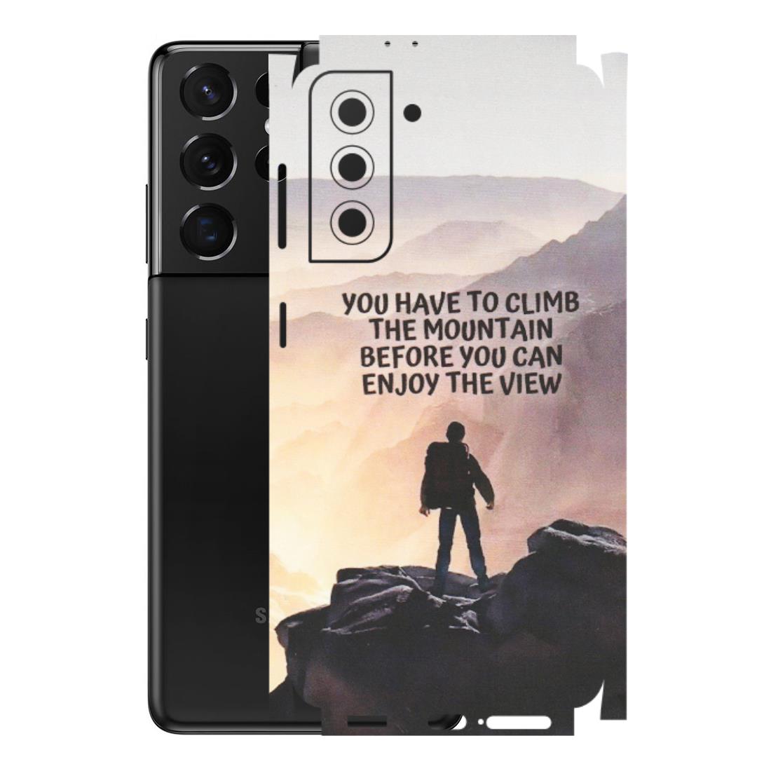 Samsung A/S Series Phone Skins (All Models) - Motivational Hiking Mountain - Matte Finish (M-28) Samsung Galaxy S21 5G