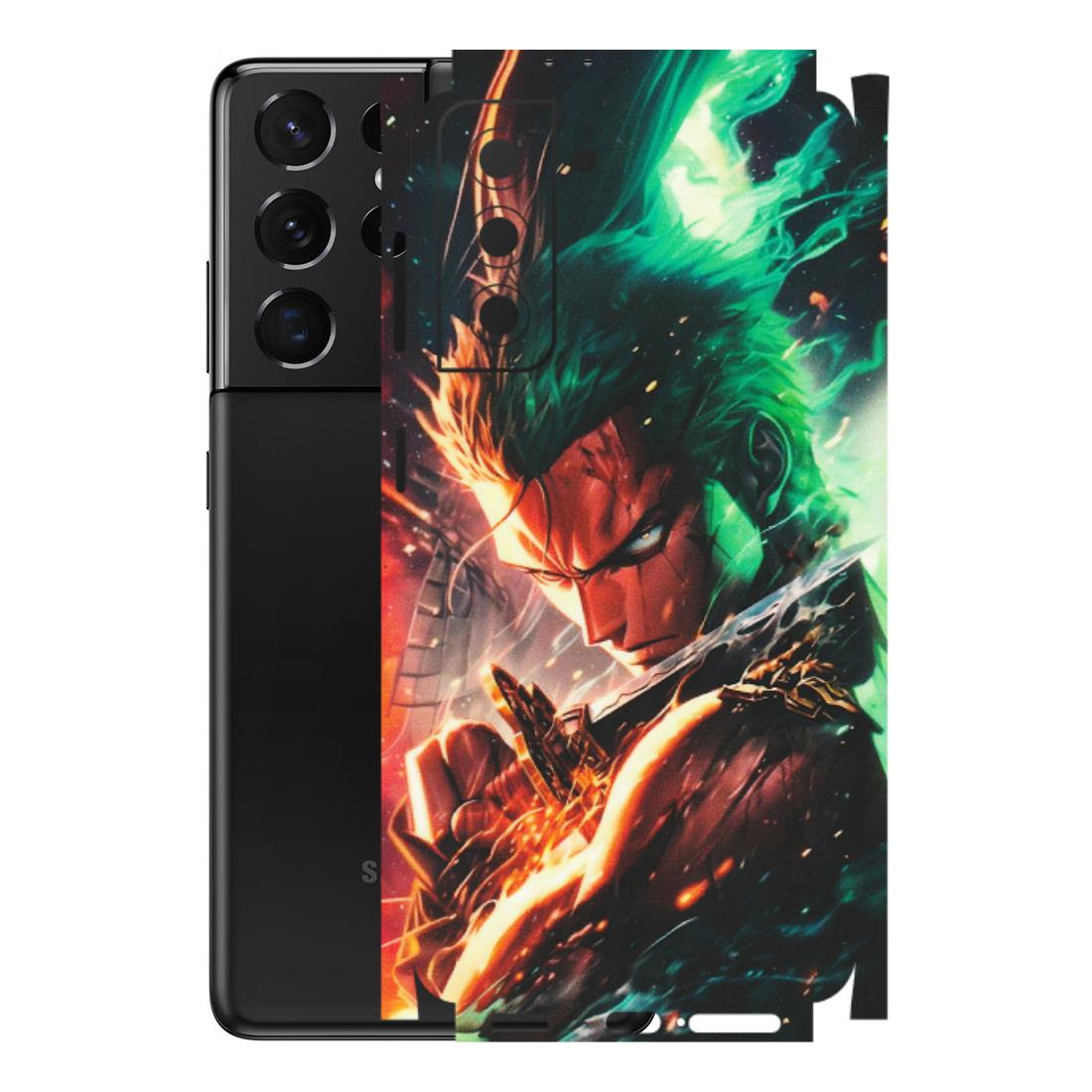 Samsung A/S Series Phone Skins (All Models) - Anime Gojo Sword - Matte Finish (M-32) Samsung Galaxy S21 5G