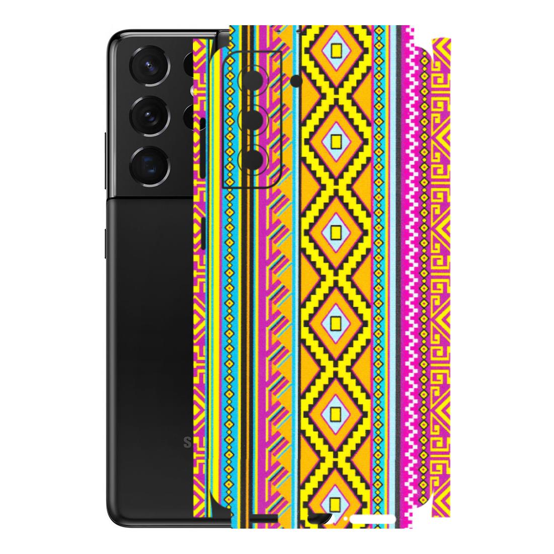 Samsung A/S Series Phone Skins (All Models) - Thai illustration - Matte Finish (M-89) Samsung Galaxy S21 5G