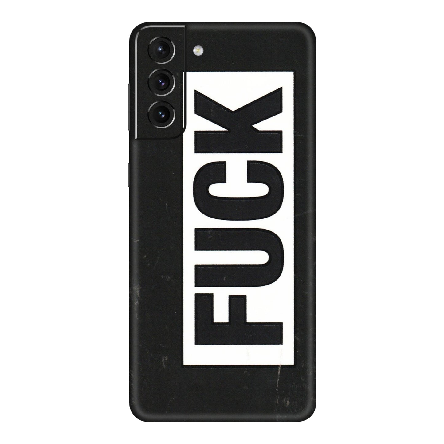 Samsung A/S Series Phone Skins (All Models) - The F Word - 3D Embossed Finish (L-255) Samsung Galaxy S21 5G
