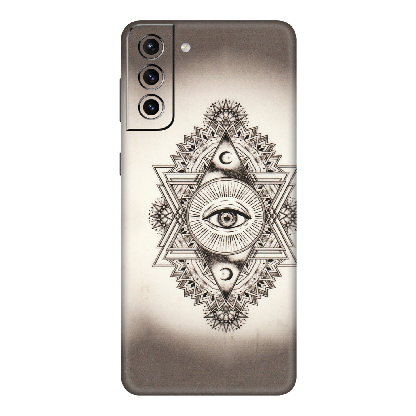 Samsung A/S Series Phone Skins (All Models) - Illuminati Great Eye - Transparent Finish (T-14) Samsung Galaxy S21 5G