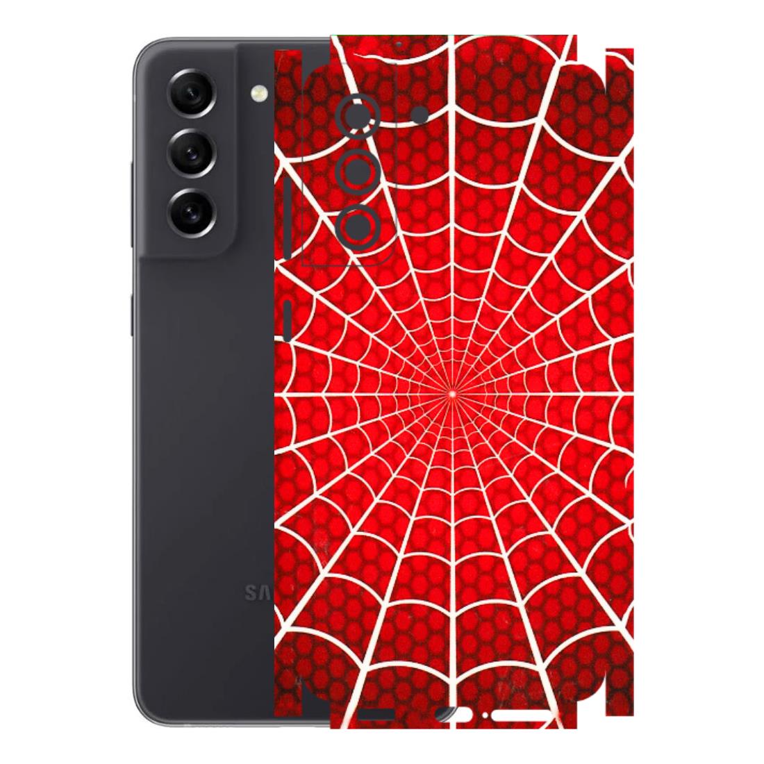 Samsung A/S Series Phone Skins (All Models) - Classic Spidey Web - 3D Embossed Finish (L-115) Samsung Galaxy S21 FE 5G