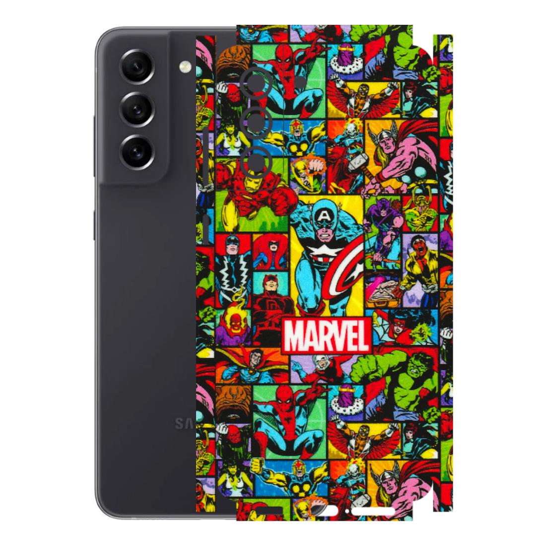 Samsung A/S Series Phone Skins (All Models) - MARVELOUS Comic Characters - 3D Embossed Finish (L-129) Samsung Galaxy S21 FE 5G