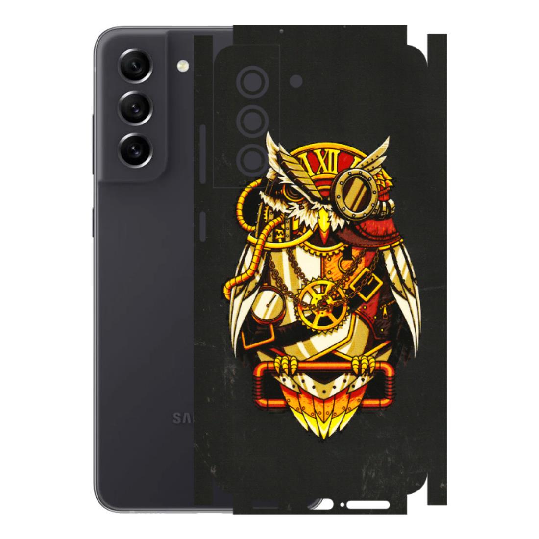 Samsung A/S Series Phone Skins (All Models) - Classy Smart Owl - 3D Embossed Finish (L-144) Samsung Galaxy S21 FE 5G