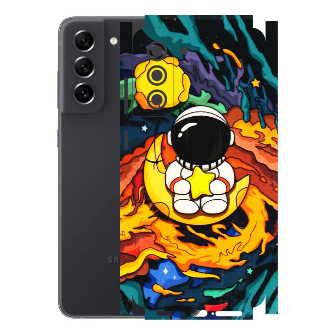 Samsung A/S Series Phone Skins (All Models) - Baby Astronaut - 3D Embossed Finish (L-197) Samsung Galaxy S21 FE 5G