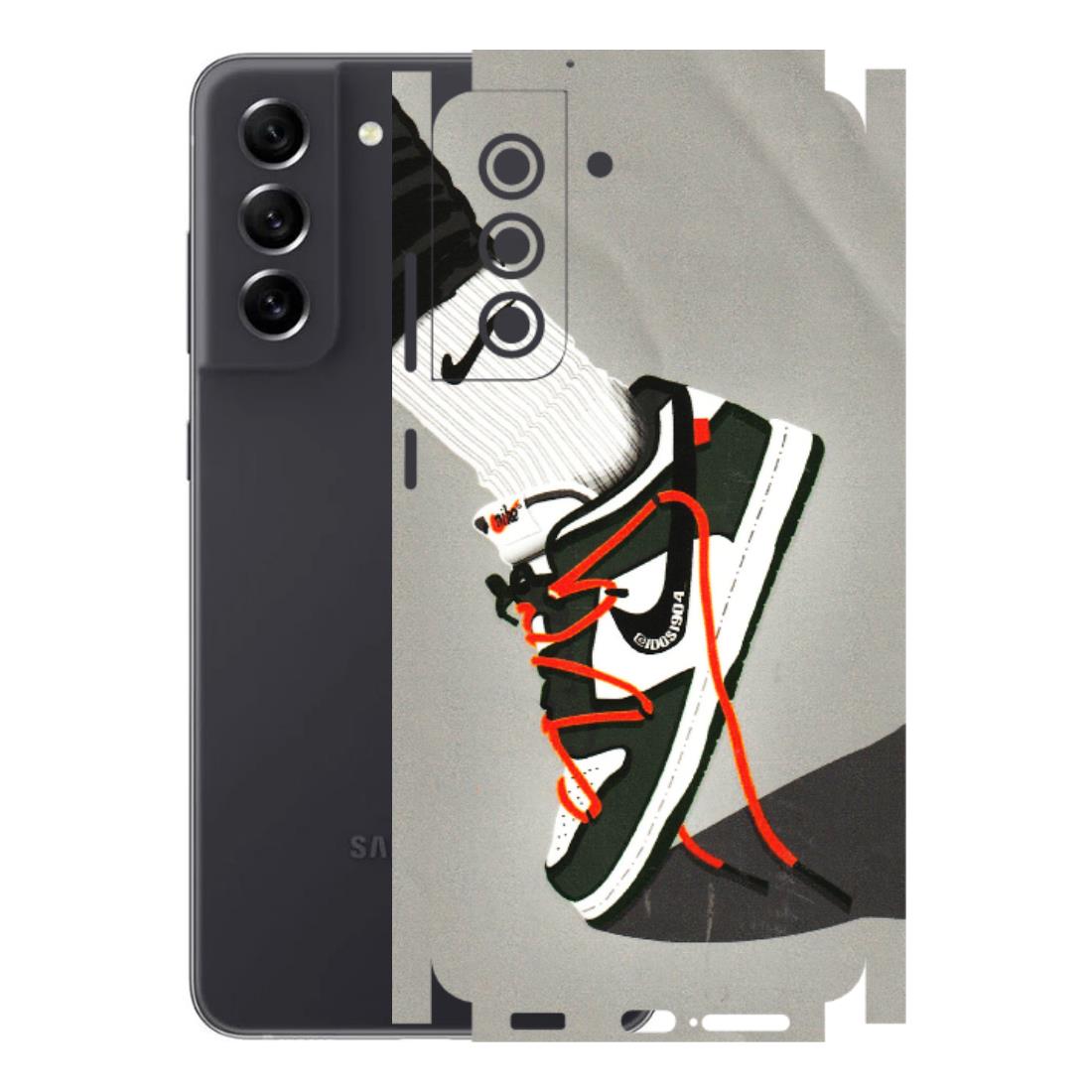 Samsung A/S Series Phone Skins (All Models) - New Grey Sneaker - 3D Embossed Finish (L-261) Samsung Galaxy S21 FE 5G