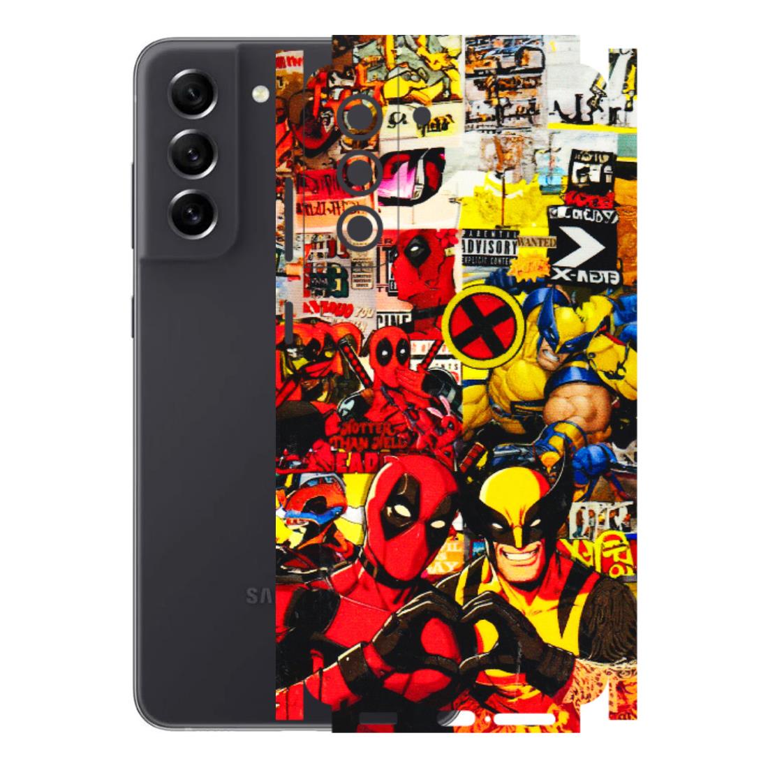 Samsung A/S Series Phone Skins (All Models) - Spidy Wolverine - 3D Embossed Finish (L-310) Samsung Galaxy S21 FE 5G