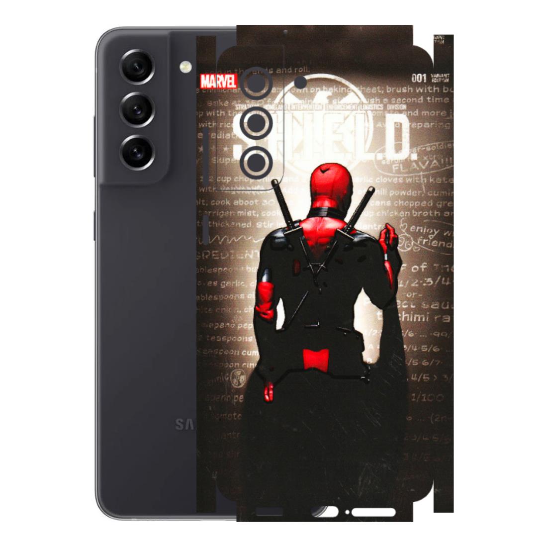 Samsung A/S Series Phone Skins (All Models) - Deadpool - 3D Embossed Finish (L-56) Samsung Galaxy S21 FE 5G
