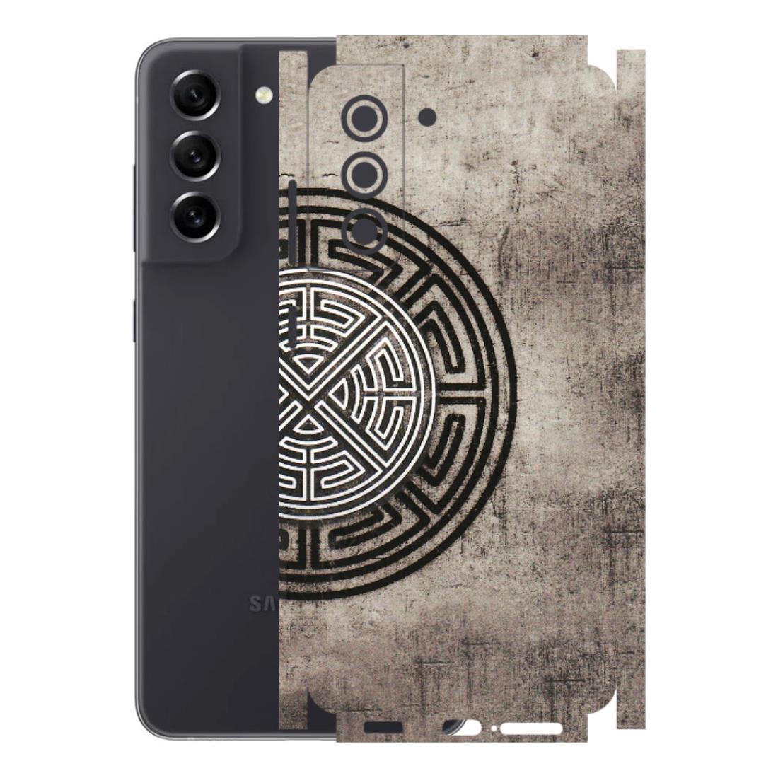 Samsung A/S Series Phone Skins (All Models) - Mysterious Circular Design - 3D Embossed Finish (L-63) Samsung Galaxy S21 FE 5G
