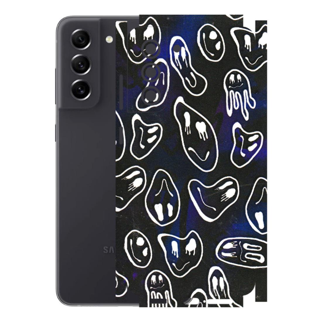 Samsung A/S Series Phone Skins (All Models) - Distorted Smileys - 3D Embossed Finish (L-92) Samsung Galaxy S21 FE 5G