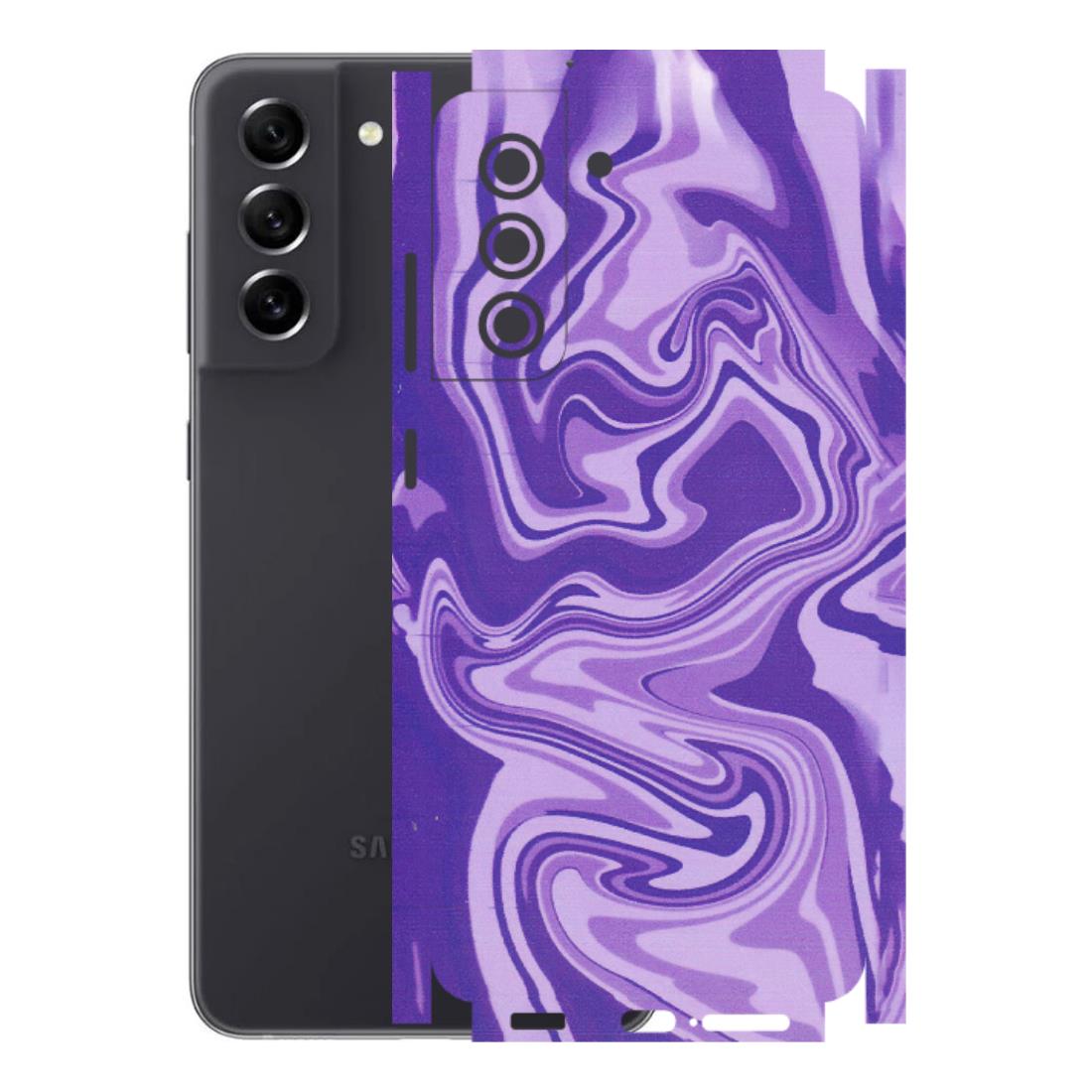 Samsung A/S Series Phone Skins (All Models) - Hazy Purple Nights - Matte Finish (M-14) Samsung Galaxy S21 FE 5G