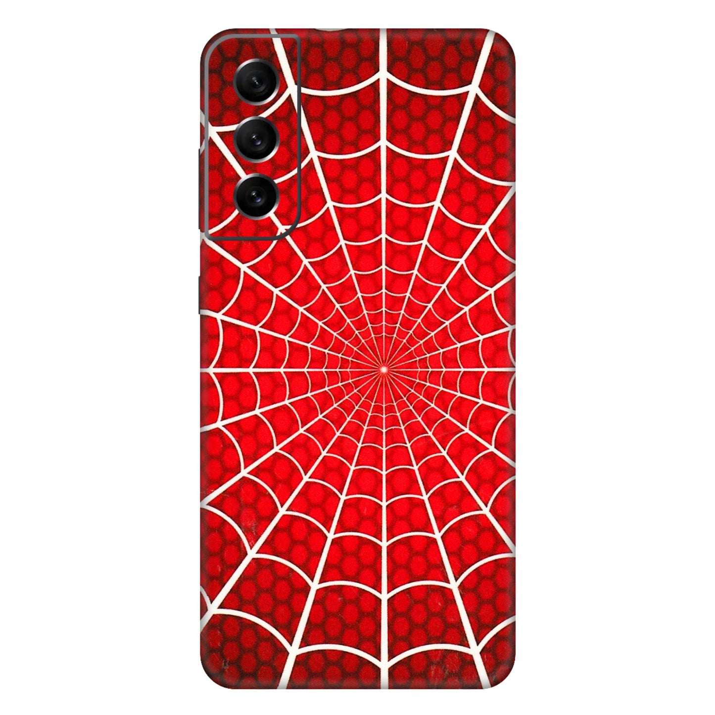 Samsung A/S Series Phone Skins (All Models) - Classic Spidey Web - 3D Embossed Finish (L-115) Samsung Galaxy S21 FE 5G
