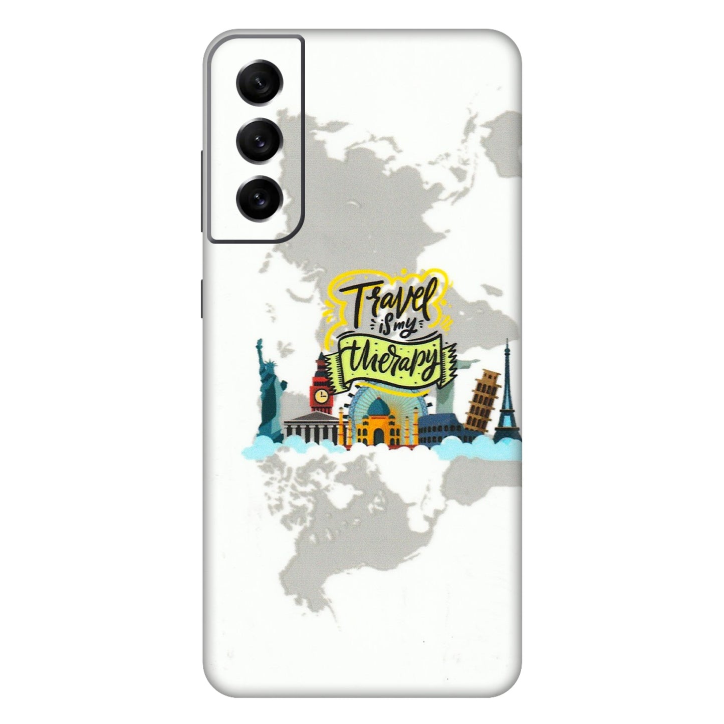 Samsung A/S Series Phone Skins (All Models) - Travel Therapy - 3D Embossed Finish (L-199) Samsung Galaxy S21 FE 5G