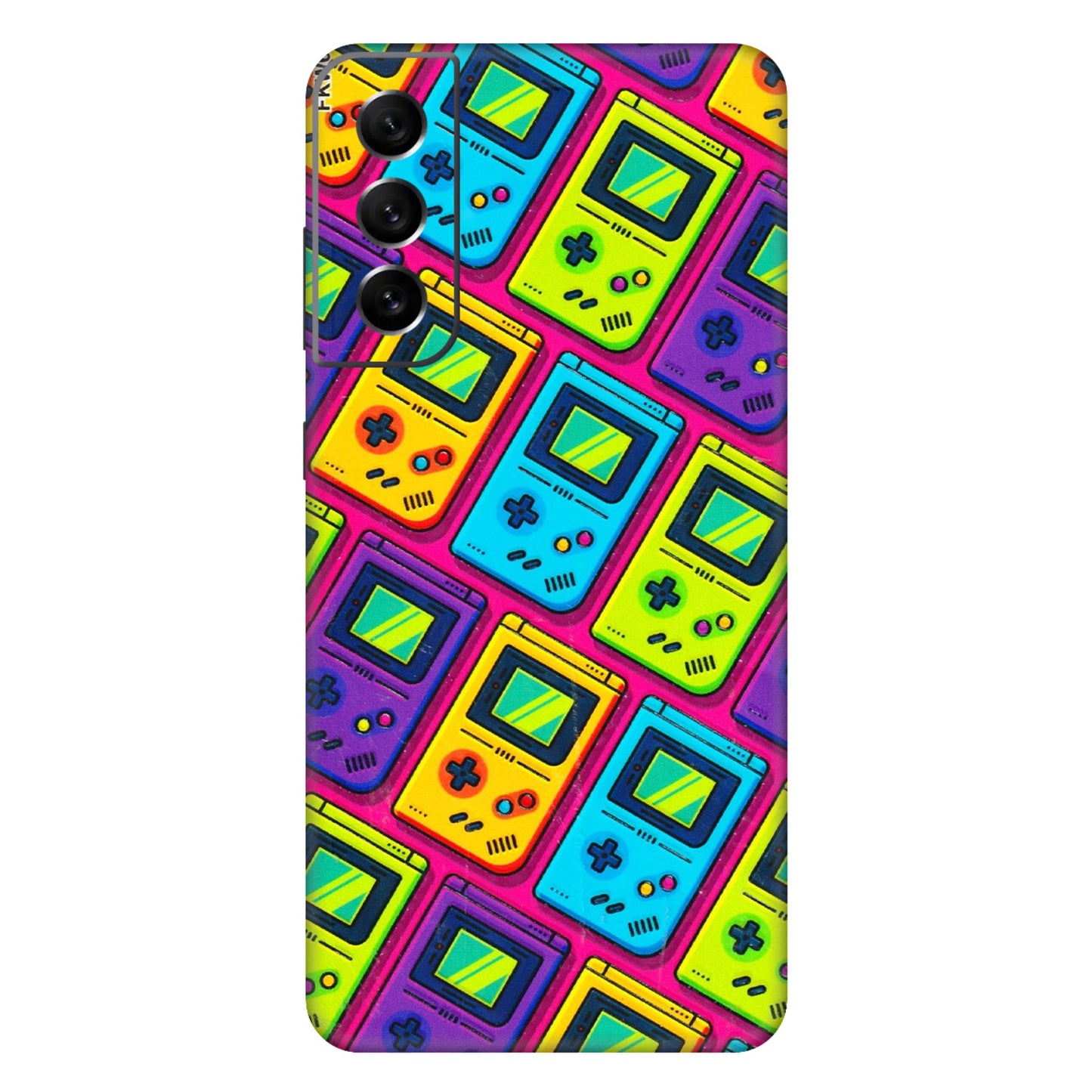 Samsung A/S Series Phone Skins (All Models) - Gameboy Colourful - 3D Embossed Finish (L-266) Samsung Galaxy S21 FE 5G