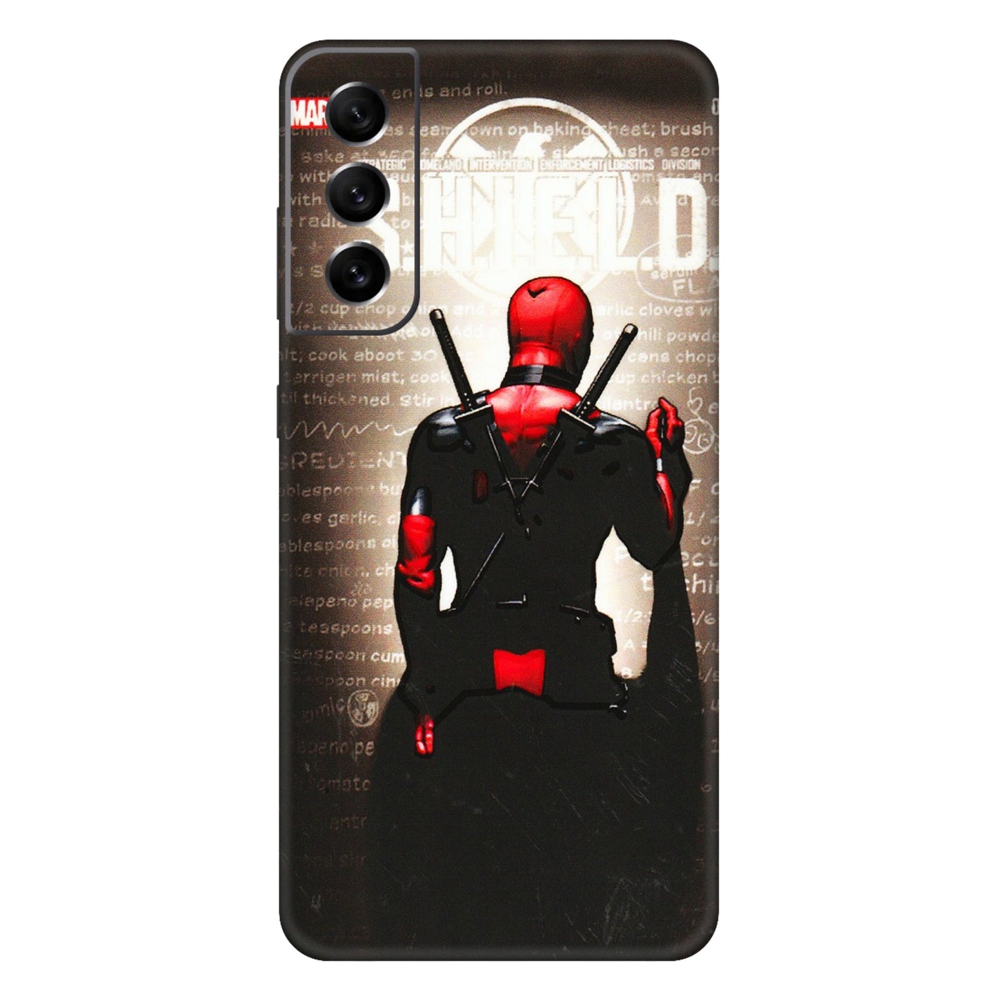 Samsung A/S Series Phone Skins (All Models) - Deadpool - 3D Embossed Finish (L-56) Samsung Galaxy S21 FE 5G