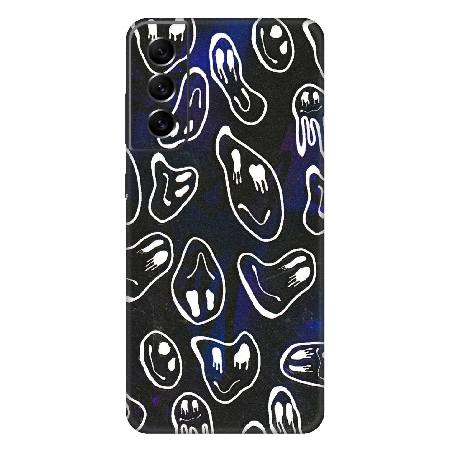 Samsung A/S Series Phone Skins (All Models) - Distorted Smileys - 3D Embossed Finish (L-92) Samsung Galaxy S21 FE 5G