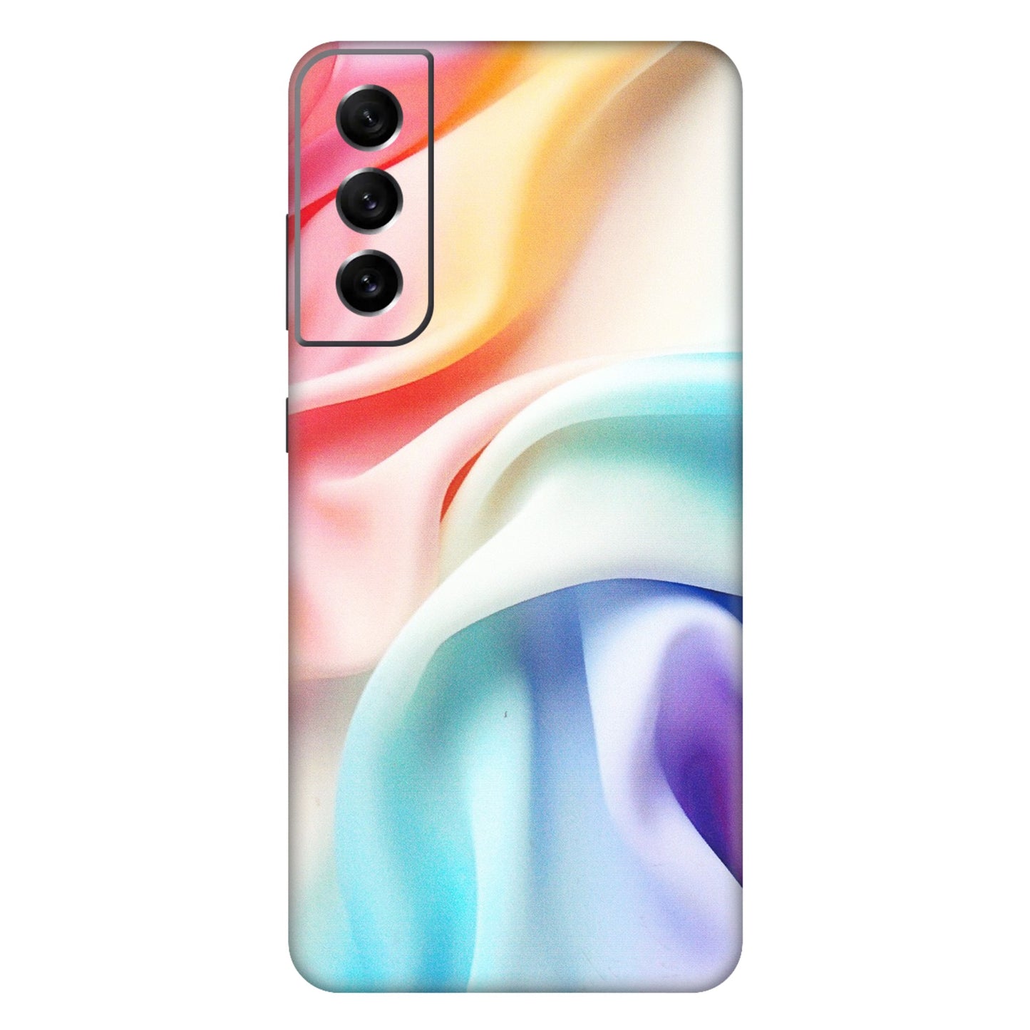 Samsung A/S Series Phone Skins (All Models) - Colourful Silk Cloth - Matte Finish (M-165) Samsung Galaxy S21 FE 5G