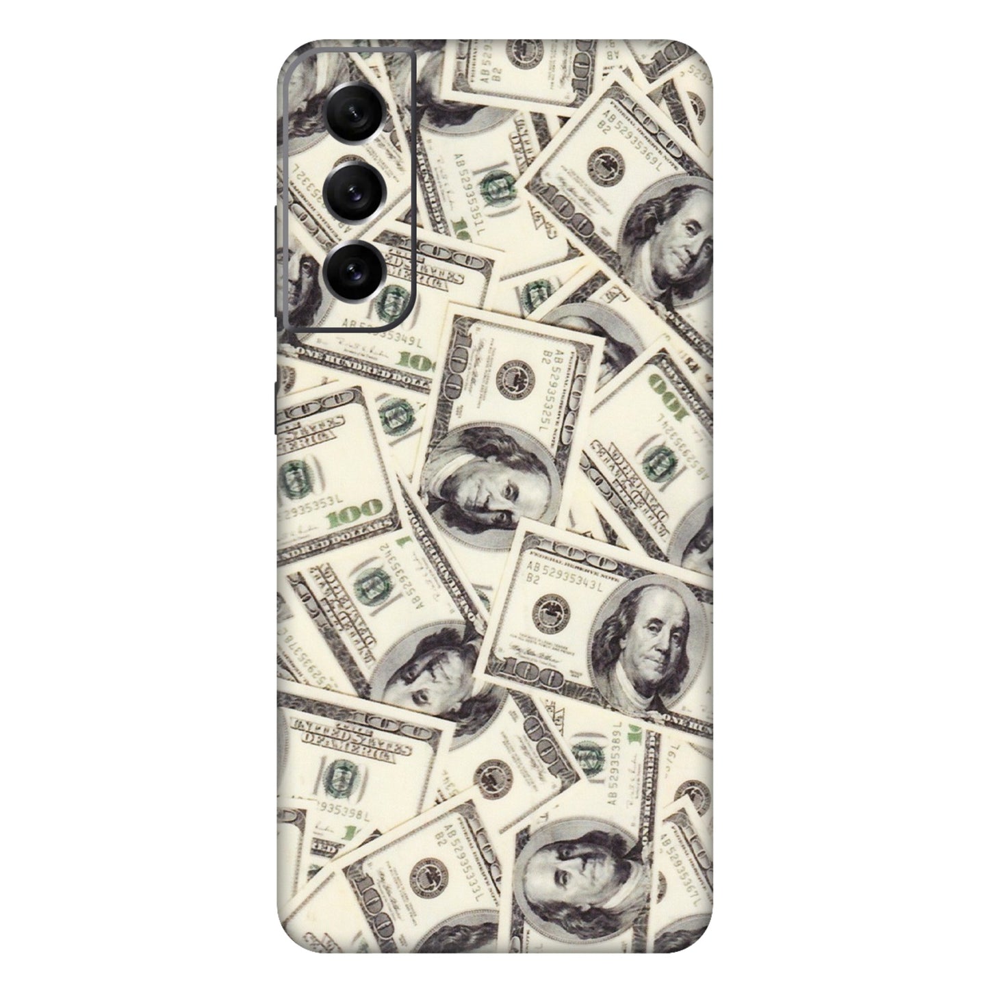 Samsung A/S Series Phone Skins (All Models) - Dollar Lover - Transparent Finish (T-17) Samsung Galaxy S21 FE 5G